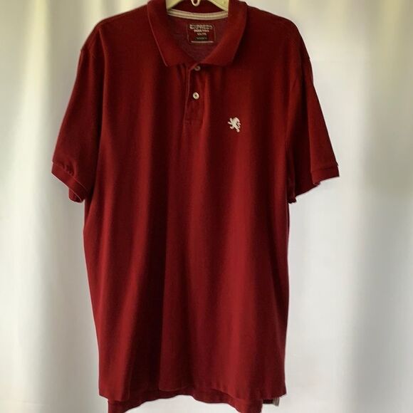 Express modern fit PiquePolo size XXL burgundy - Picture 1 of 7